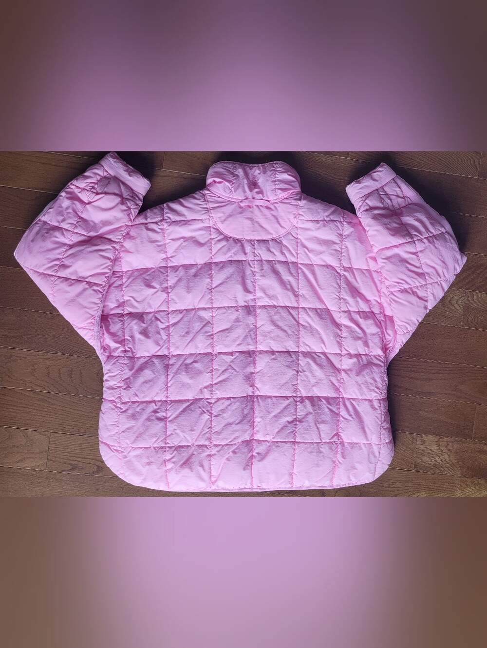 Free People Pippa Pink Puffer Jacket. Size S - Picture 2 of 15